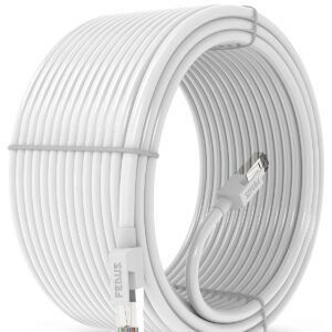 FEDUS Cat6 Ethernet Cable, 10 Meter High Speed 550MHZ / 10 Gigabit Speed UTP LAN Cable