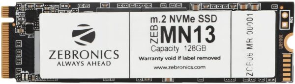 ZEBRONICS ZEB-MN13 128GB M.2 NVMe Solid State Drive (SSD)