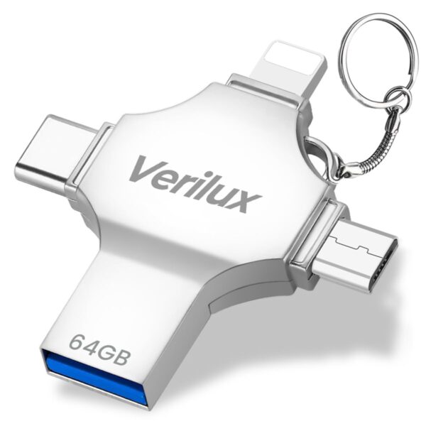 Verilux®-Flash-Drive-64GB-4-in-1-Pendrive